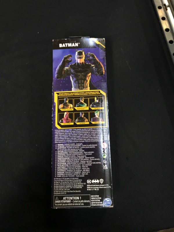 Photo 3 of DC Comics 12-inch Batman Action Figure Kids Toys for Boys and Girls Ages 3 and up ** FACTORY PACKAGED 
