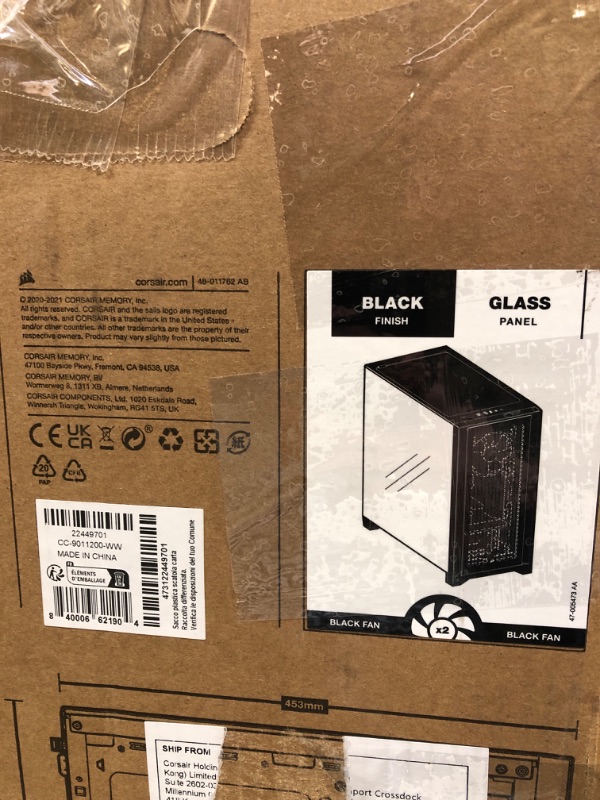 Photo 1 of CORSAIR 4000D AIRFLOW TMP GLSS