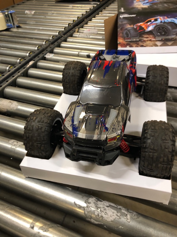 Photo 2 of Fancy Petty RC Cars for Adults High Speed 60KM/H 1:10 Scale Large All Terrain RC Truck, 4WD Hobby Grade Electric Vehicle with 2.4GHz Radio Remote Control, 4X4 Waterproof Off-Road Truck for Boys
