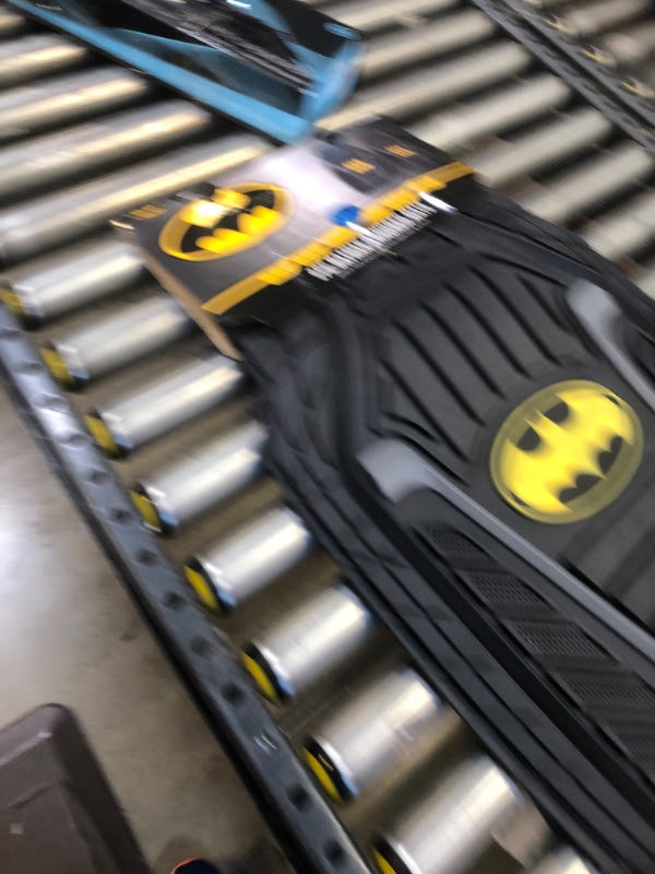 Photo 2 of DC Comics - Armored Batman Car Floor Mats 3pc Set - Logo on Heavy Duty Rubber, Fits Most Cars Trucks Van SUVs Armored Batman Full Set