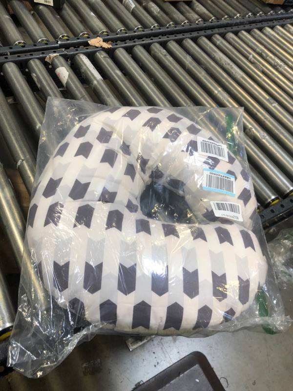 Photo 1 of Dream On Me Beeboo Nursing Pillow and Positioner, Breastfeeding and Bottlefeeding Pillow, Removable and Washable Pillow Cover, Soft and Breathable Fabric, Fawn Brown Cognac