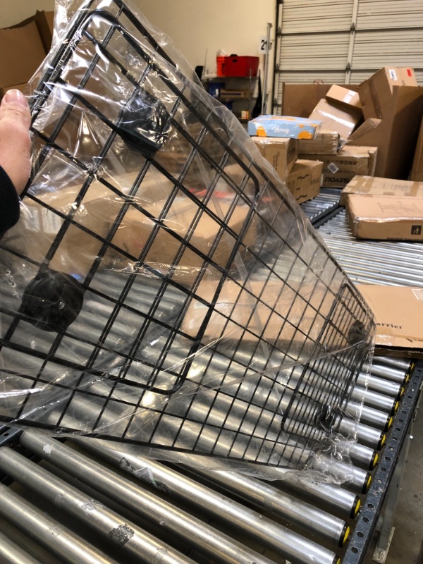 Photo 1 of CASIMR Dog Car Barrier for SUVs,Vehicles, Cars, Adjustable Large Pet Gate for Cargo Area, Heavy-Duty Wire Mesh Pet Barrier, Universal Fit Net Car Divider for Dogs?Safety Dogs Car Travel Accessories 54.5inch [Knob Hook]