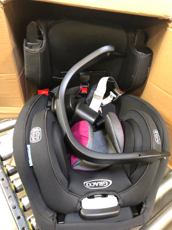 Photo 2 of Graco Extend2Fit 3 in 1 Car Seat Featuring Anti-Rebound Bar | Ride Rear Facing Longer, Up to 50 Pounds, Polly