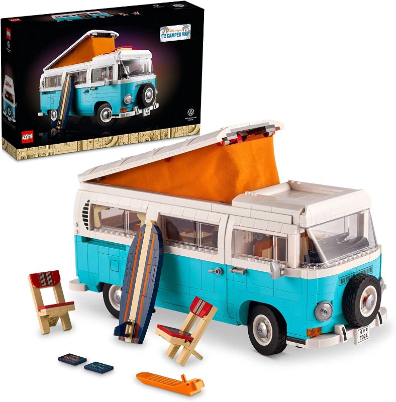 Photo 1 of LEGO Volkswagen T2 Camper Van 10279 Building Kit; Build a Displayable Model Version of The Classic Camper Van (2,207 Pieces)
