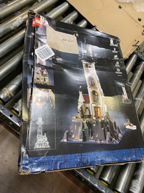 Photo 2 of LEGO Ideas Motorized Lighthouse 21335 Building Set for Adults (2,065 Pieces) --- Box Packaging Damaged, Item is New, Item is Missing Parts