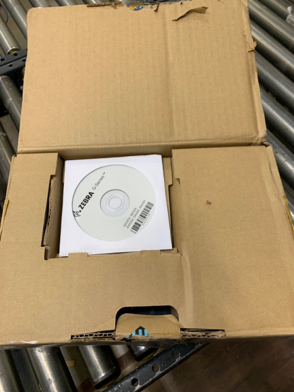 Photo 6 of ZEBRA GX430t Thermal Transfer Desktop Printer Print Width of 4 in USB Serial Parallel and Ethernet Connectivity GX43-102410-000 --- Box Packaging Damaged, Item is New
