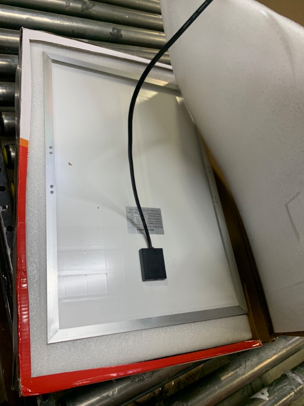 Photo 1 of 200W Solar Street Lights Outdoor Lamp, 10000lm Dusk to Dawn IP67 Security Led Flood Light with Remote Control Mounting Pole and Bracket Garden, Street, Court, Parking Lot --- Box Packaging Damaged, Minor Use, Missing Some Hardware
