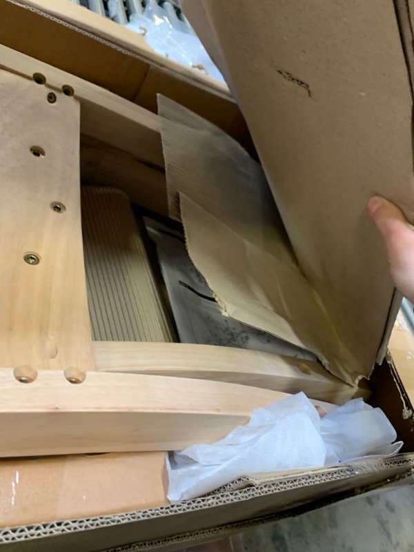 Photo 1 of 2 pair of International Concepts Java Chair with Solid Wood Seat, Unfinished --- Box Packaging Damaged, Item is New
