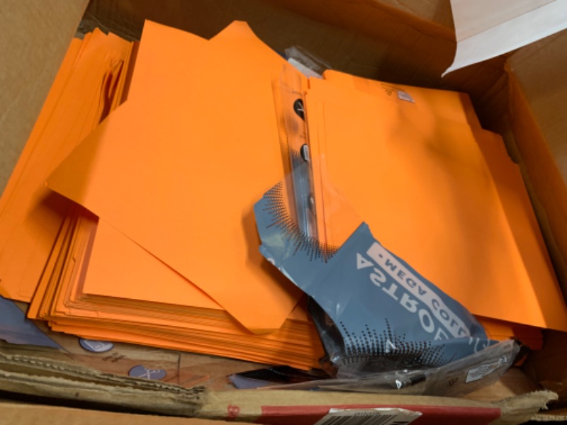 Photo 3 of Astrobrights Mega Collection, Colored Cardstock, Bright Orange, 320 Sheets, 65 lb/176 gsm, 8.5" x 11" - MORE SHEETS! (91626) Brights Orange