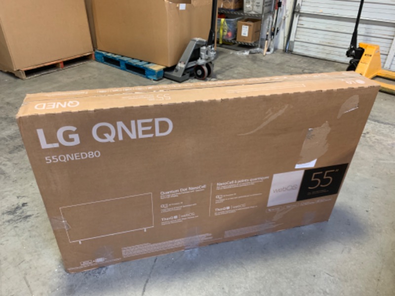 Photo 2 of LG 55-Inch Class QNED80 Series Alexa Built-in Smart TV, 120Hz Refresh Rate, AI-Powered 4K, HDR Pro, WiSA Ready, Cloud Gaming (55QNED80UQA, 2022)
