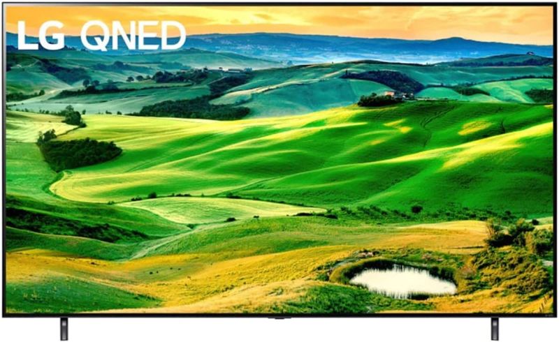 Photo 1 of LG 55-Inch Class QNED80 Series Alexa Built-in Smart TV, 120Hz Refresh Rate, AI-Powered 4K, HDR Pro, WiSA Ready, Cloud Gaming (55QNED80UQA, 2022)
