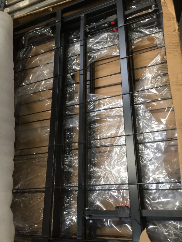 Photo 3 of ZINUS SmartBase Tool-Free Assembly Mattress Foundation / 14 Inch Metal Platform Bed Frame / No Box Spring Needed / Sturdy Steel Frame / Underbed Storage, Black, Cal King Black California King Regular (14")