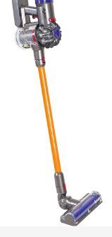 Photo 1 of Casdon Little Helper Dyson Cord-Free Vacuum Cleaner Toy, Grey, Orange and Purple (68702) 