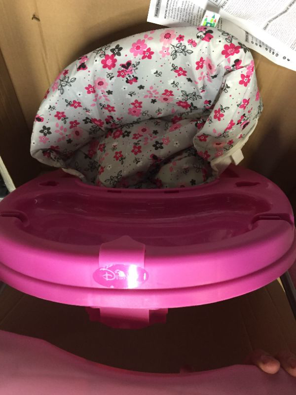 Photo 1 of Disney Baby Minnie Mouse Music and Lights Baby Walker with Activity Tray (Garden Delight)