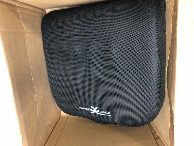 Photo 1 of Xtreme Comforts Seat Cushion, Office Chair Cushions - Pack of 1 Padded Foam Cushion w/ Handle for Desk, Wheelchair & Car Use - Back Support Pillow for Chair Standard Seat Cushion