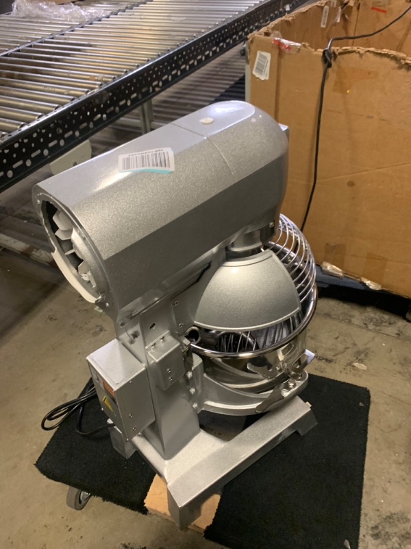 Photo 9 of VEVOR Commercial Food Mixer, 15Qt Commercial Mixer with Timing Function, 500W Stainless Steel Bowl Heavy Duty Electric Food Mixer Commercial with 3 Speeds Adjustable 113/184/341 RPM, Dough Hook Whisk Beater Included, Perfect for Bakery Pizzeria --- No Box