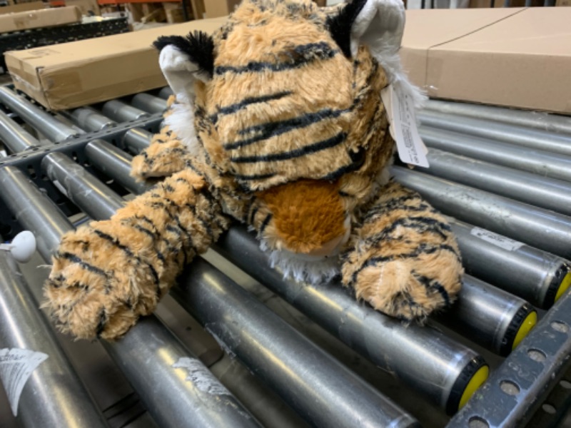 Photo 3 of MorisMos Tiger Stuffed Animals Plush Toys, Soft Stuffed Tiger Mommy & Babies Set, Tiger Plush Toy Large Size, 20in --- No Box Packaging, Moderate Use, Slightly Dirty From Previous Use
