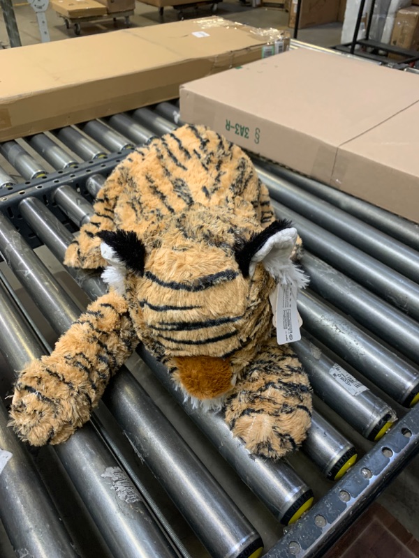 Photo 4 of MorisMos Tiger Stuffed Animals Plush Toys, Soft Stuffed Tiger Mommy & Babies Set, Tiger Plush Toy Large Size, 20in --- No Box Packaging, Moderate Use, Slightly Dirty From Previous Use
