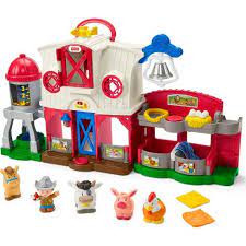 Photo 1 of Fisher-Price Little People Farm Toy, Toddler Playset with Lights Sounds and Smart Stages Learning Content, Caring for Animals Farm?
