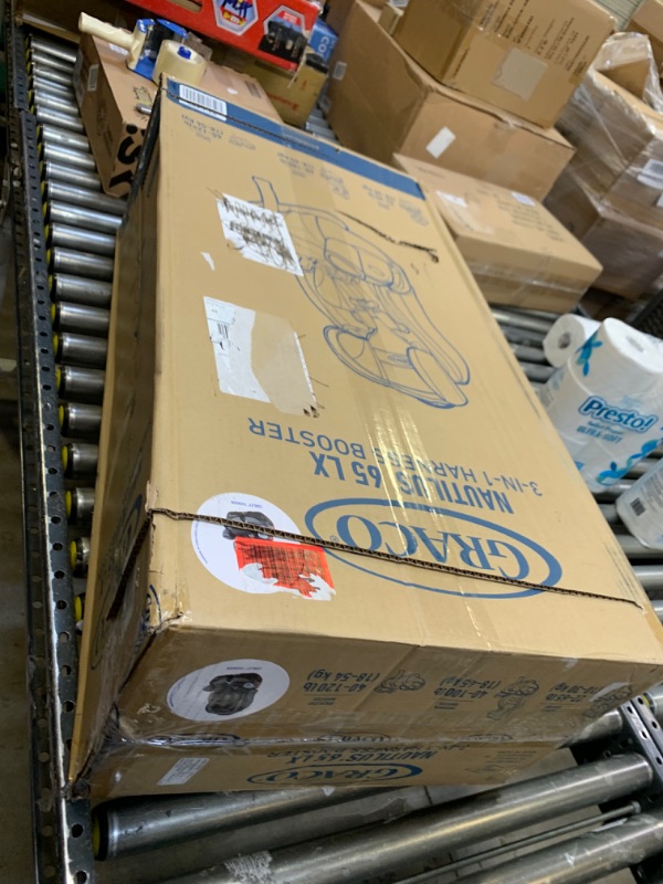 Photo 1 of GRACO Nautilus 65 LX 3-in-1 Harness Booster Car Seat, Conley Nautilus 65 Lx Conley --- Box Packaging Damaged, Moderate Use, Scratches and Scuffs on Plastic, Missing Cup Holders