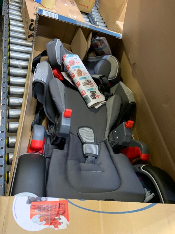 Photo 3 of GRACO Nautilus 65 LX 3-in-1 Harness Booster Car Seat, Conley Nautilus 65 Lx Conley --- Box Packaging Damaged, Moderate Use, Scratches and Scuffs on Plastic, Missing Cup Holders