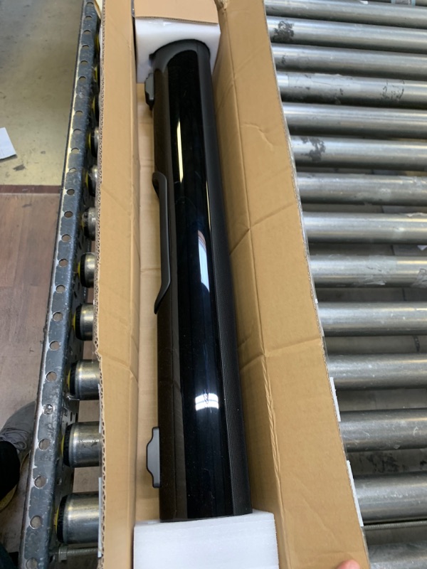 Photo 1 of Wohome Soundbar S89 28-Inch 80W with HDMI-ARC, Bluetooth 5.0, LED Display, Optical USB AUX Connection, 4 Speakers, 4 EQs, 110dB Surround Sound Bar Home Theater Audio Soundbar System for TV --- Box Packaging Damaged, Moderate Use, Scratches and Scuffs on P