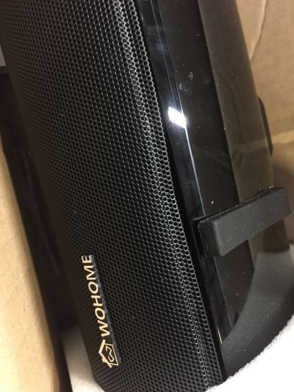 Photo 1 of Wohome Soundbar S89 28-Inch 80W with HDMI-ARC, Bluetooth 5.0, LED Display, Optical USB AUX Connection, 4 Speakers, 4 EQs, 110dB Surround Sound Bar Home Theater Audio Soundbar System for TV --- Box Packaging Damaged, Moderate Use, Scratches and Scuffs on P
