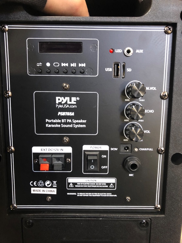 Photo 5 of Pyle PSBT65A Compact & Portable Bluetooth PA Speaker