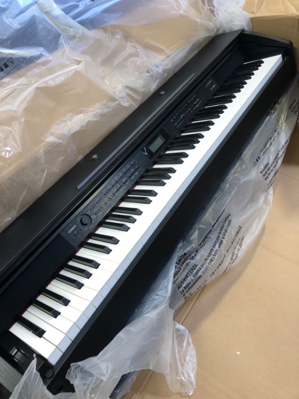 Photo 4 of Casio PX-780 Privia 88-Key Digital Home Piano with Power Supply, Black --- DOES NOT POWER ON / SELL FOR PARTS