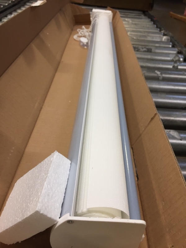 Photo 1 of 35.5 INCH Roller Window Shades , Window Blinds , Window Shades for Home , Roller Shades , Window Treatments , Window Blinds COLOR - WHITE
