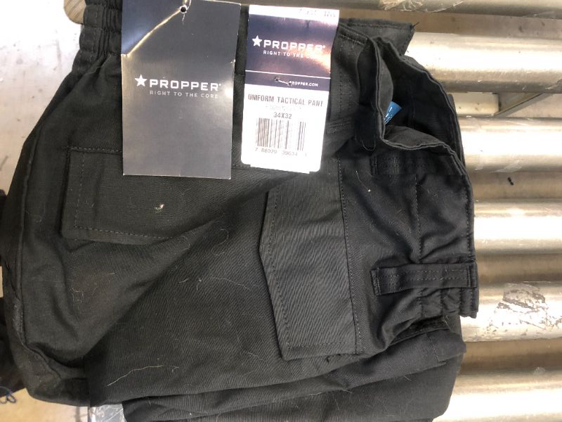 Photo 2 of (Size 34x32) Propper Genuine Gear Tactical Pant - Black, Waist: 34, Inseam: 32