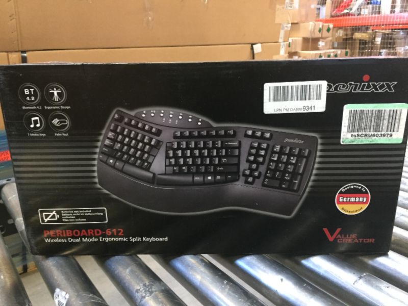 Photo 3 of Wireless Ergonomic Keyboard with Gel Wrist Rest Bundle