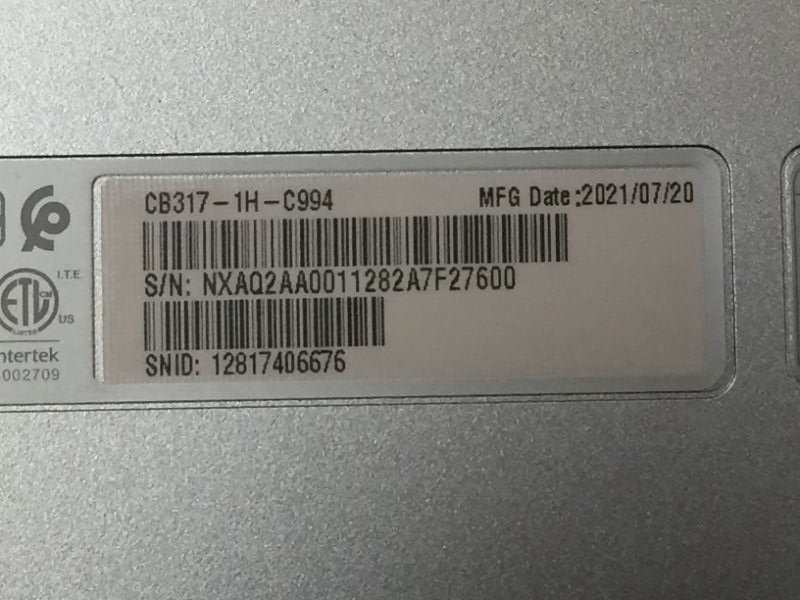 Photo 8 of Acer 2022 Premium Chromebook 15.6" HD Laptop Light Computer Laptop Refurbished *** ITEM DID NOT TURN ON WHEN TESTED ***