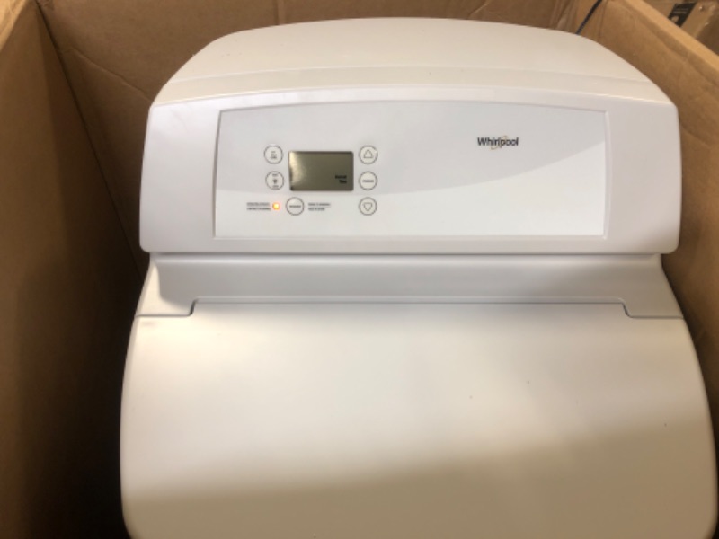 Photo 2 of Whirlpool WHES40E 40,000 Grain Softener | Salt & Water Saving Technology | NSF Certified | Automatic Whole House Soft Water Regeneration, White
