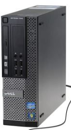 Photo 1 of Dell Optiplex 7010 Business Desktop Computer (Intel Quad Core i5-3470 3.2GHz, 16GB RAM, New 480GB SSD HDD, USB 3.0, DVDRW, WiFi, Windows 10) --- COSMETIC DAMAGE ON CASE