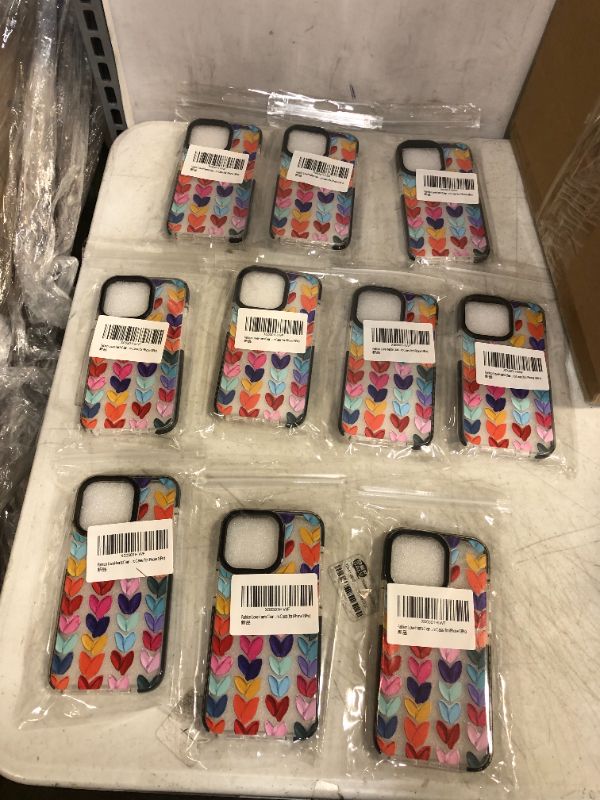 Photo 2 of 10 PACK Fashion Love Hearts Clear Phone Case for iPhone 13 Pro 6.1" -- SOLD AS IS --
