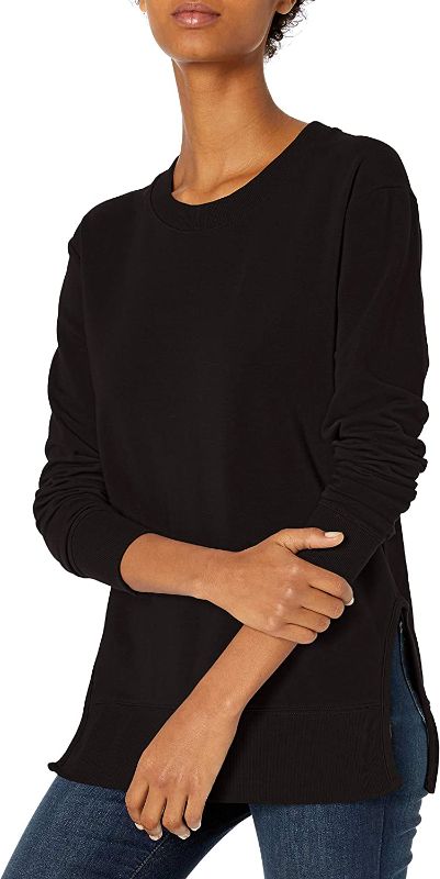 Photo 1 of Daily Ritual Women's Long-Sleeve Crewneck Sweatshirt with Side Cutouts SIZE M --- SEALED / UNOPENED 
