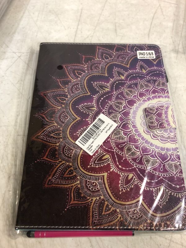 Photo 2 of Case for APPLE IPAD  2018/2...6TH/5TH/AIR/AIR 2,  Vimorco Case for Apple Ipad 6th/5th/7th/8th MANDALA/PURPLE
(STOCK PHOTO DESIGN/COLOR DIFFER FROM ACTUAL ITEM DESIGN/COLOR -- SEE PHOTOS)