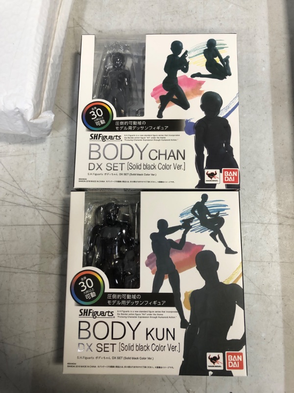 Photo 3 of  Action Figure Drawing Models, Human Mannequin Body Kun Doll Body-Chan Male/Female Action Figure DX Set, Suitable for Sketching, Painting, Drawing Mannequin Figure Models for Artist, Black
FACTORY SEALED