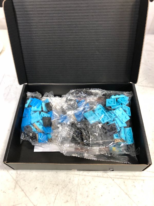 Photo 3 of  Pixel Axe Building Blocks Set for Kids Fake Diamond Axe Mining Building Toy
