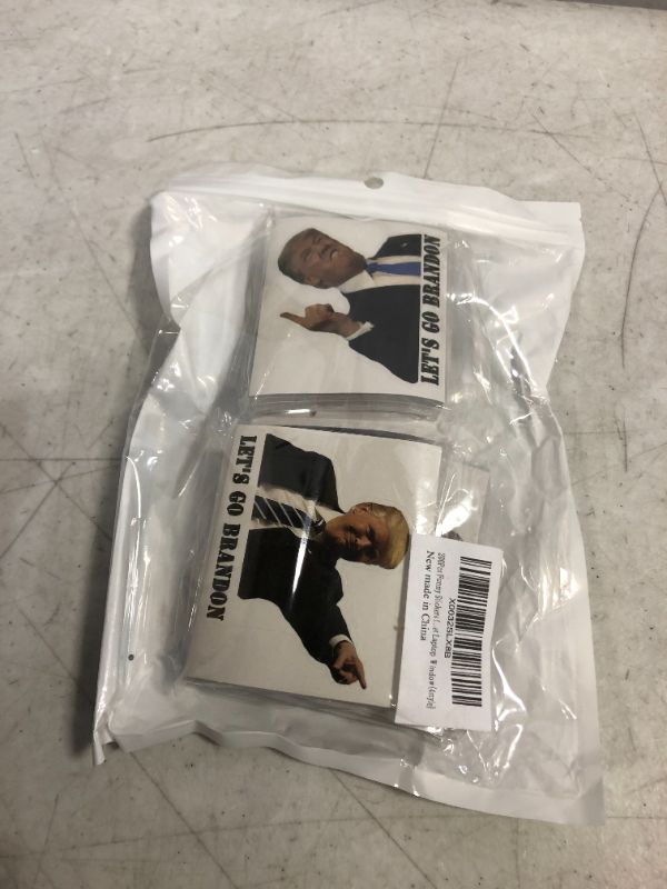 Photo 2 of 200Pcs Lets Go Brandon Trump Sticker Trump Joe Biden Did That Sticker I Did That Sticker Trump Sticker Gas Pump Bumper Parody Vinyl Stickers for Car Laptop Window Waterproof
