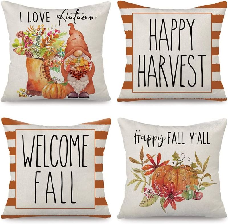 Photo 1 of  Fall Pillow Covers 18x18 Set 