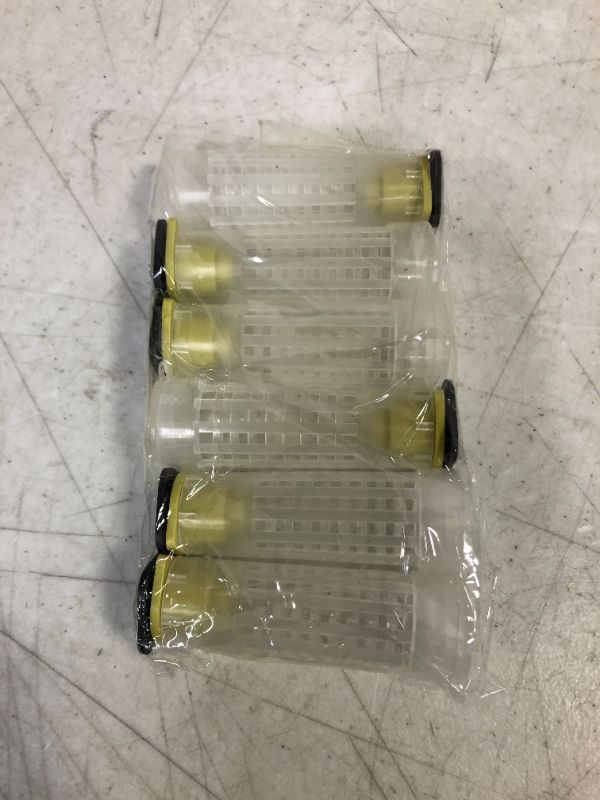 Photo 2 of  Plastic Queen Bee Butler Cages/Tube Catcher Pack of 6
