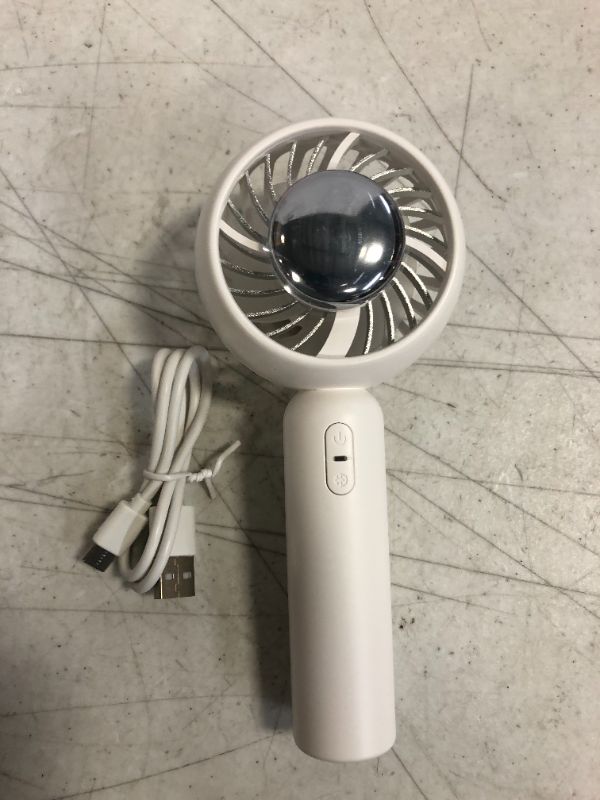 Photo 3 of  Handheld A/C Fan Speed/Temperature Adjustable USB Rechargeable 
