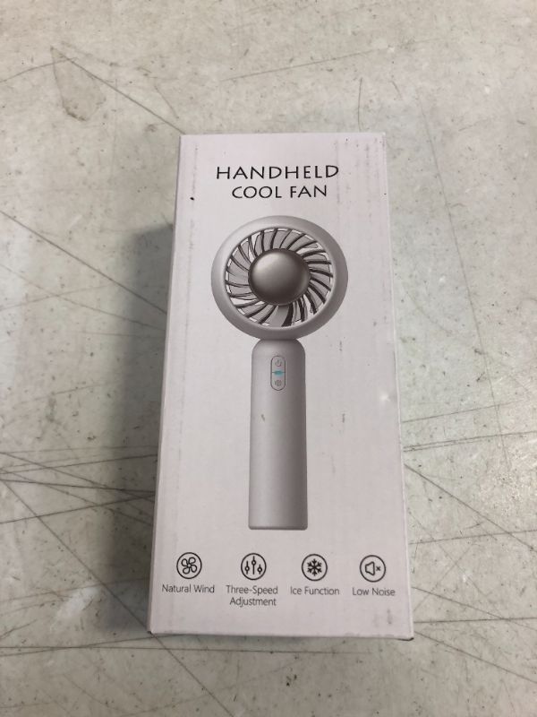 Photo 2 of  Handheld A/C Fan Speed/Temperature Adjustable USB Rechargeable 
