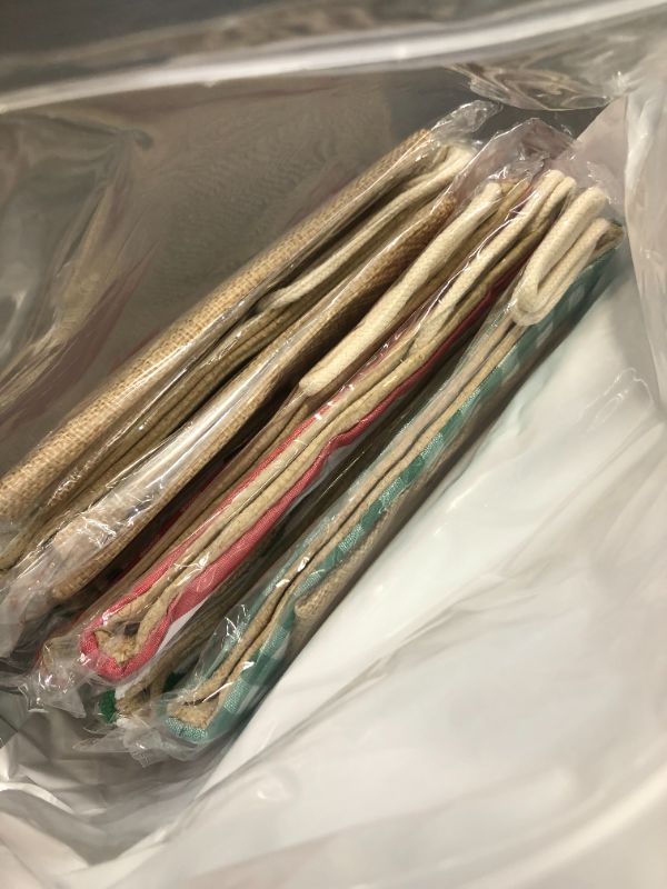 Photo 1 of 11 Packs Burlap Christmas Stockings
