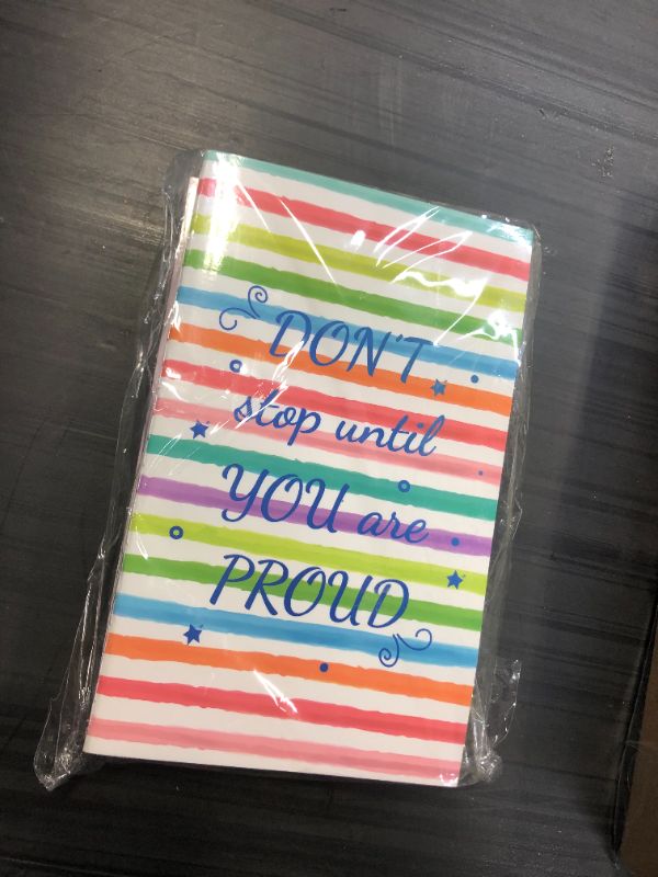 Photo 2 of Motivational Lined Journal Inspirational Pockets Notebooks 8 Designs - SEALED / UNOPENED
