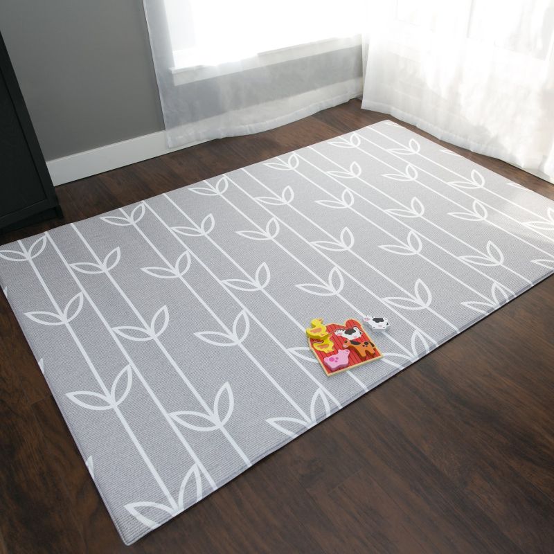 Photo 1 of Baby Care Play Mat - Haute Collection (Large, Sea Petals - Grey)
