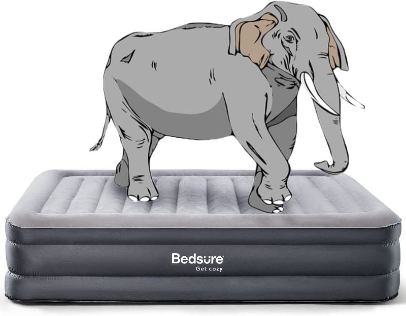 Photo 1 of BEDSURE Queen Air Mattress with Built in Pump Raised - 18" Inflatable Mattress, Double Air Beds for Camping and Indoor Use
