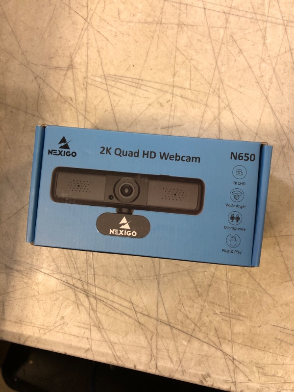 Photo 2 of 2K QHD Webcam with 3X Digital Zoom and Privacy Cover